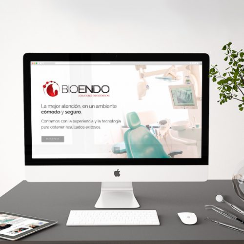 Diseño de página web clínica endodoncia bioendo.com.mx
